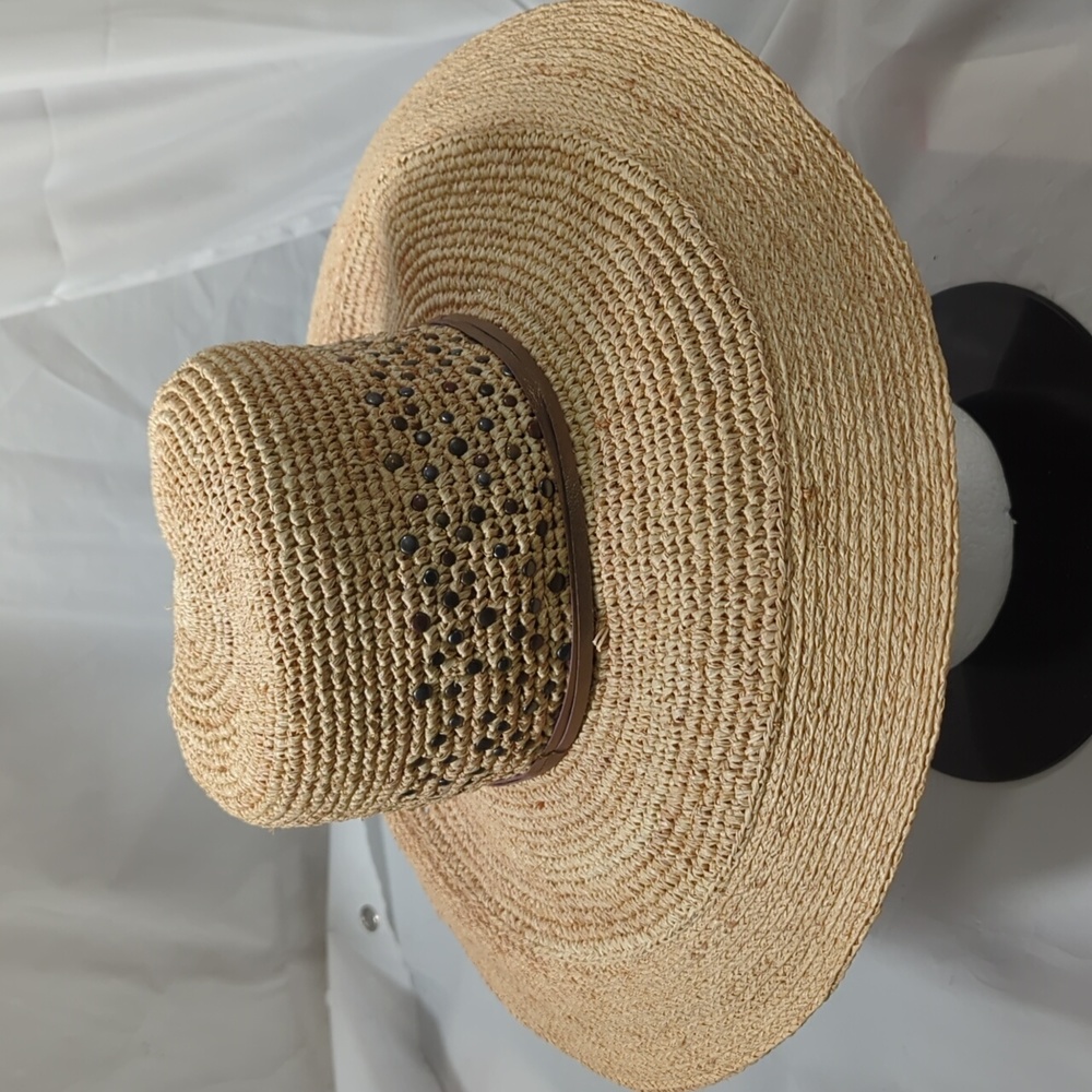 Flora Bella wide brim women straw sun hat - Picture 5 of 9